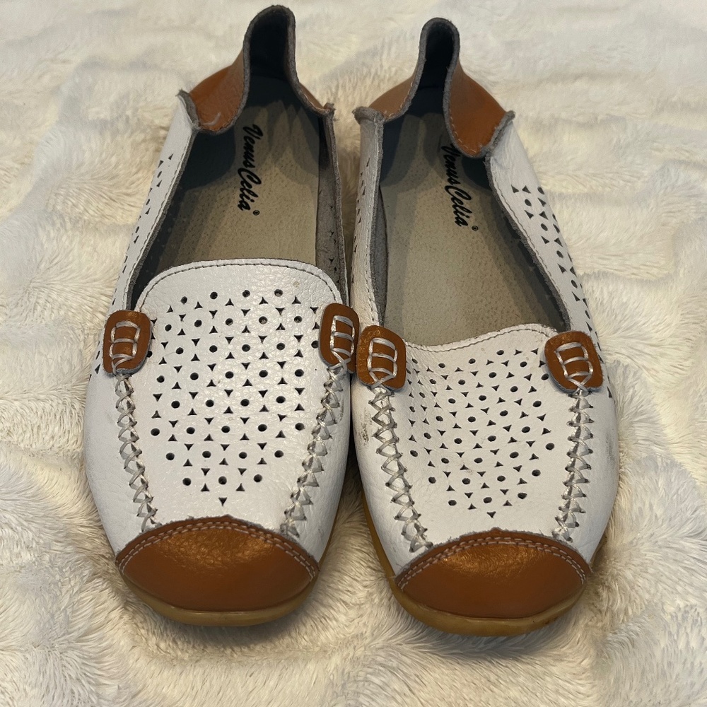 VenusCelia Women's Comfort Walking Boat Shoe